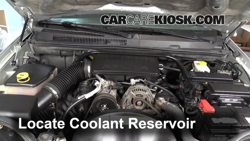 2007 Jeep Grand Cherokee Laredo 3.7L V6 Coolant (Antifreeze) Add Coolant